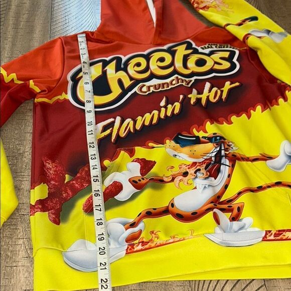 Flamin' 🔥 Hot 🥵 Cheetos Tiger 🐅 Kids Hoodie Kangaroo 🦘 Pocket - Picture 10 of 16